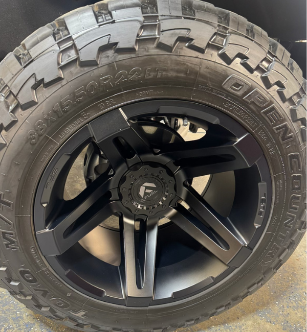 Custom Truck Tire and Rim | Mystic Auto Detailing
