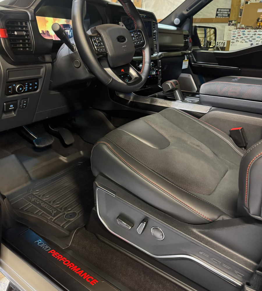 Truck Interior after custom interior detailing | Mystic AC Detailing